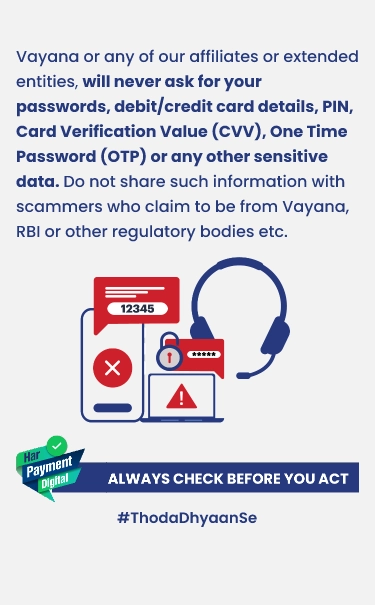 RBI Guidelines - Never Share your Personal Details